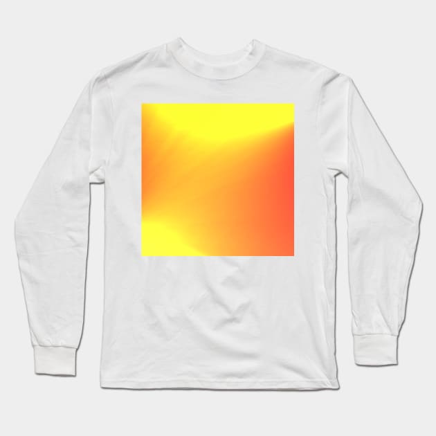 orange yellow gradient texture Long Sleeve T-Shirt by Artistic_st